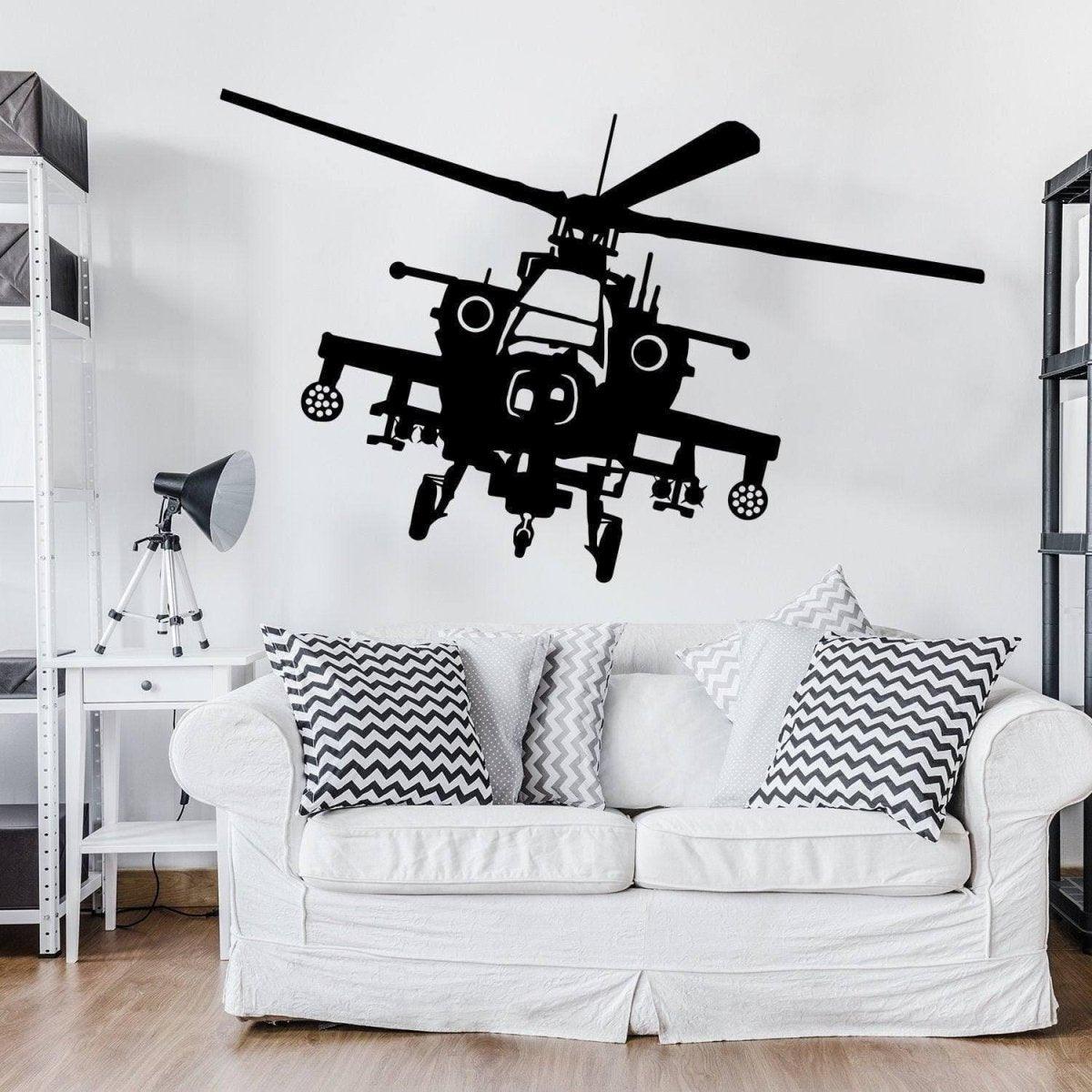 Aviator Dream Helicopter Wall Decal - Thumbnail 2