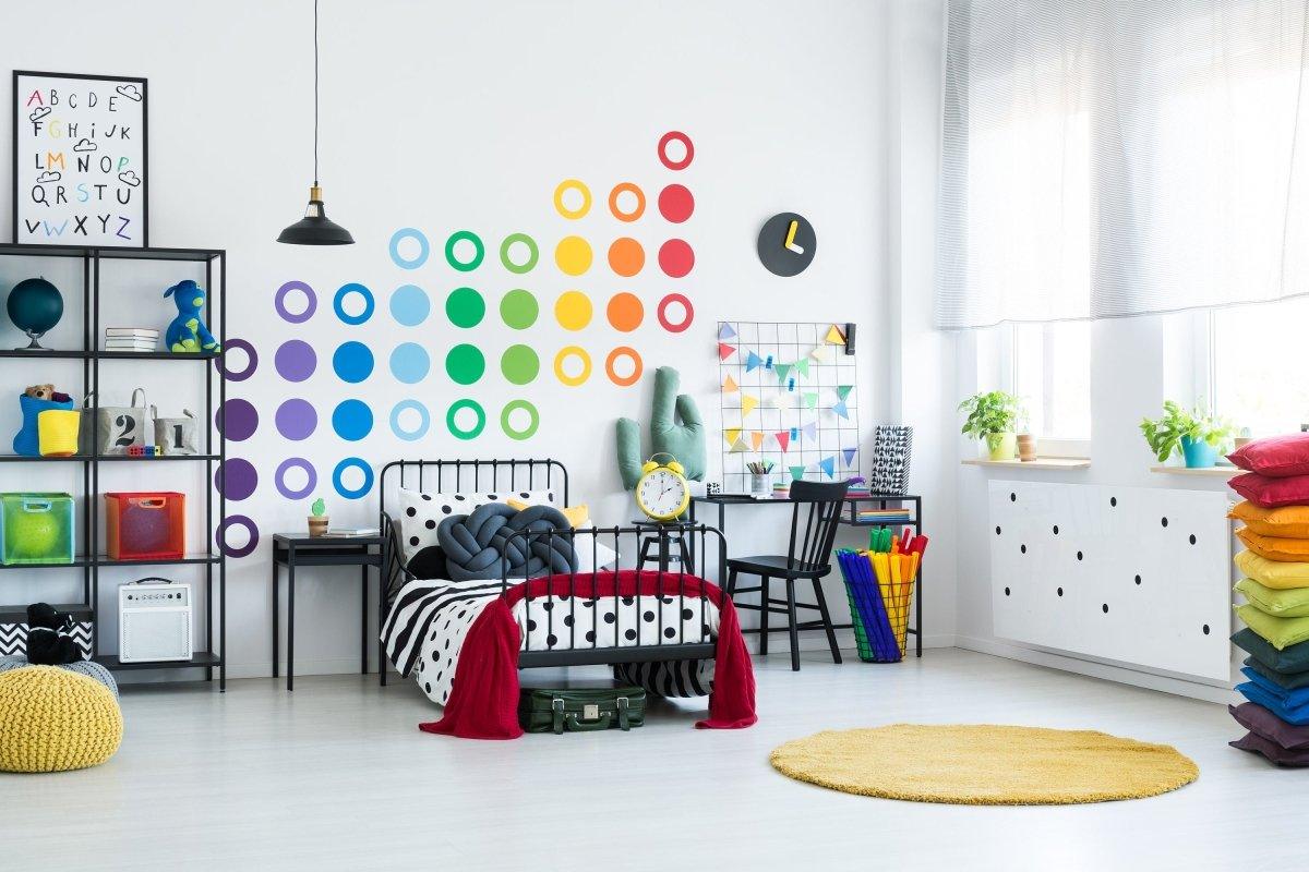 Vibrant Circle Wall Decals - Thumbnail 2