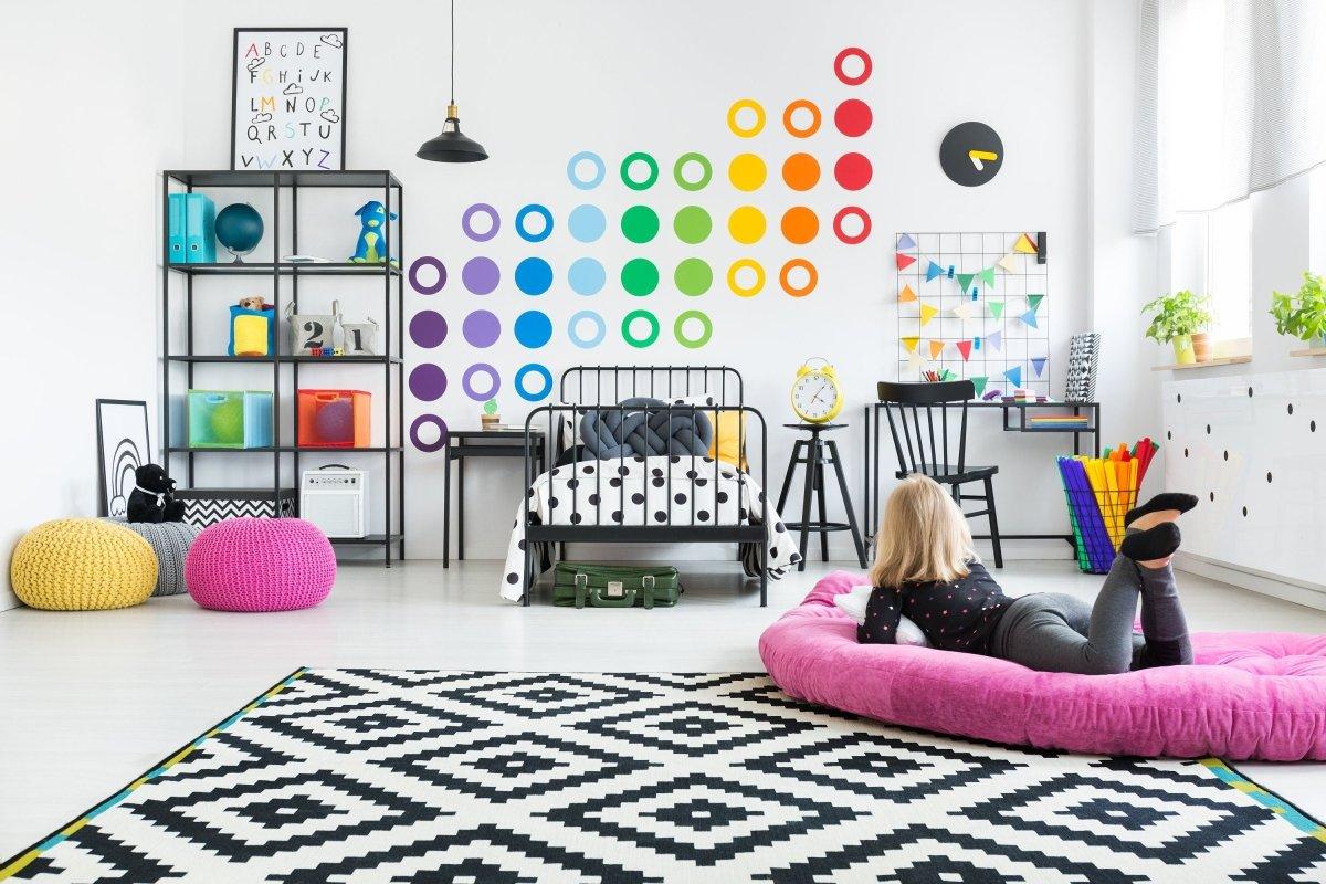 Vibrant Circle Wall Decals - Thumbnail 5