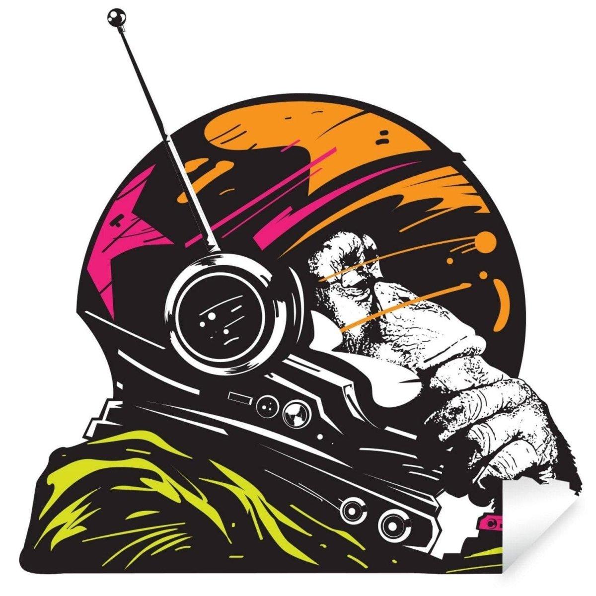 Astronaut Space Monkey Wall Decal - Thumbnail 2