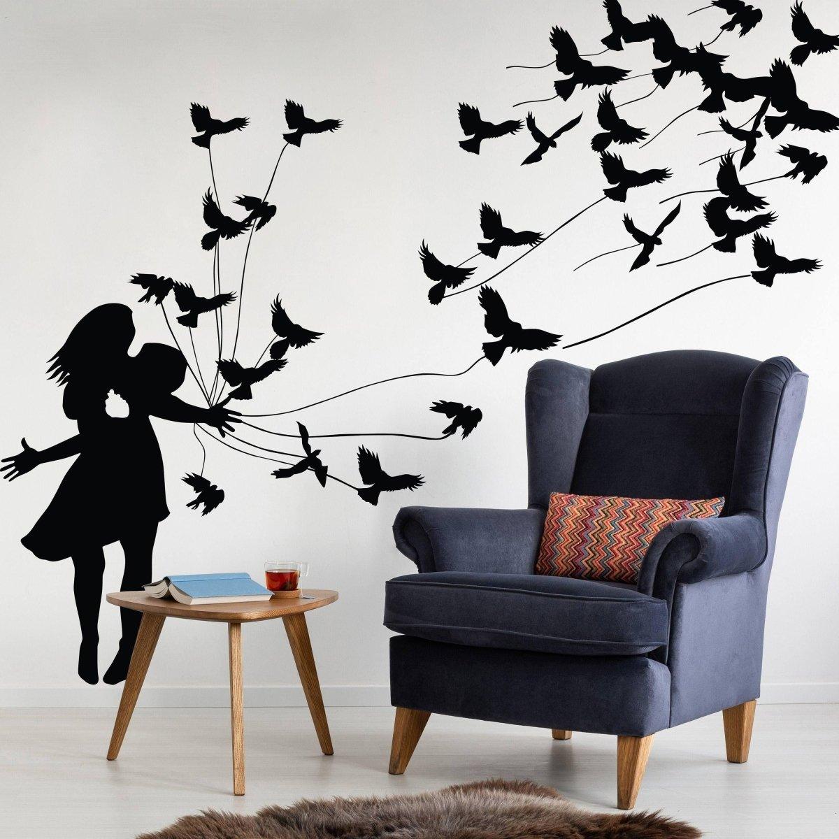 Innovative Artistic Wall Sticker Vinyl Expressive Wall Adhesive Decorations - Thumbnail 3