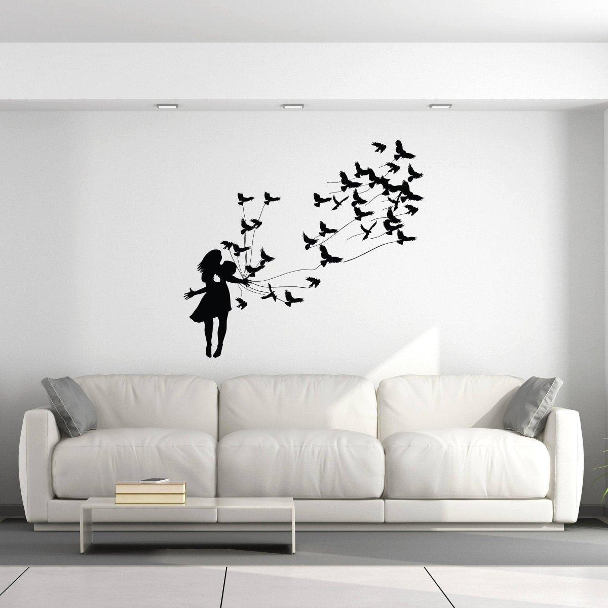Innovative Artistic Wall Sticker Vinyl Expressive Wall Adhesive Decorations - Thumbnail 4
