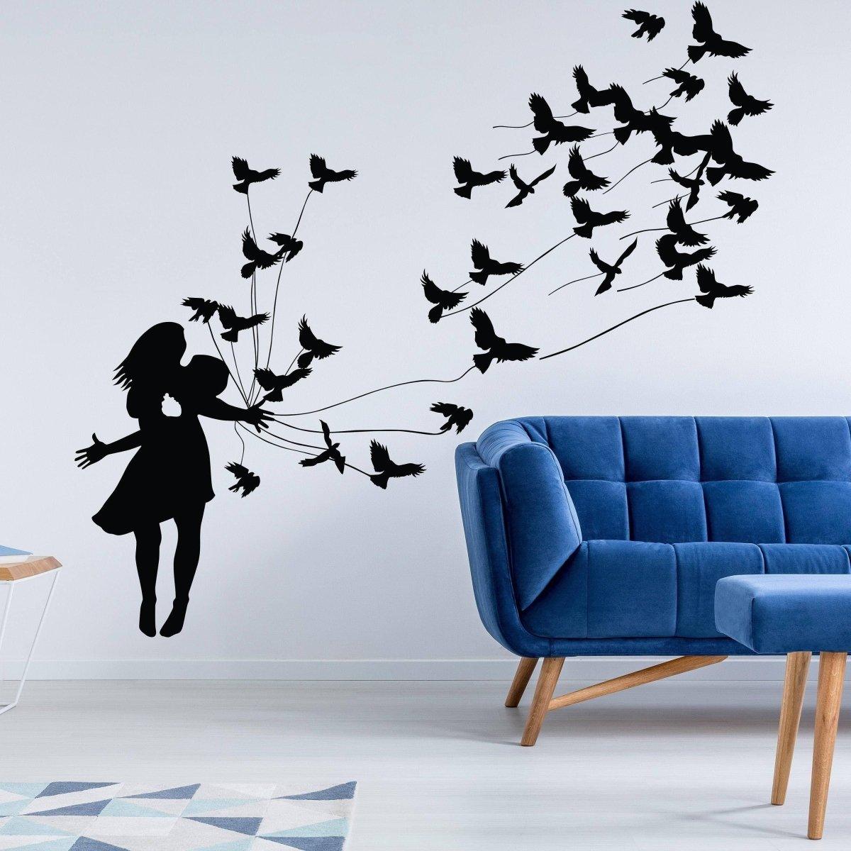Innovative Artistic Wall Sticker Vinyl Expressive Wall Adhesive Decorations - Thumbnail 5