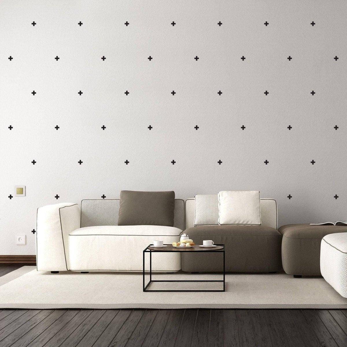 Adhesive CrossLine Vinyl Wall Decals