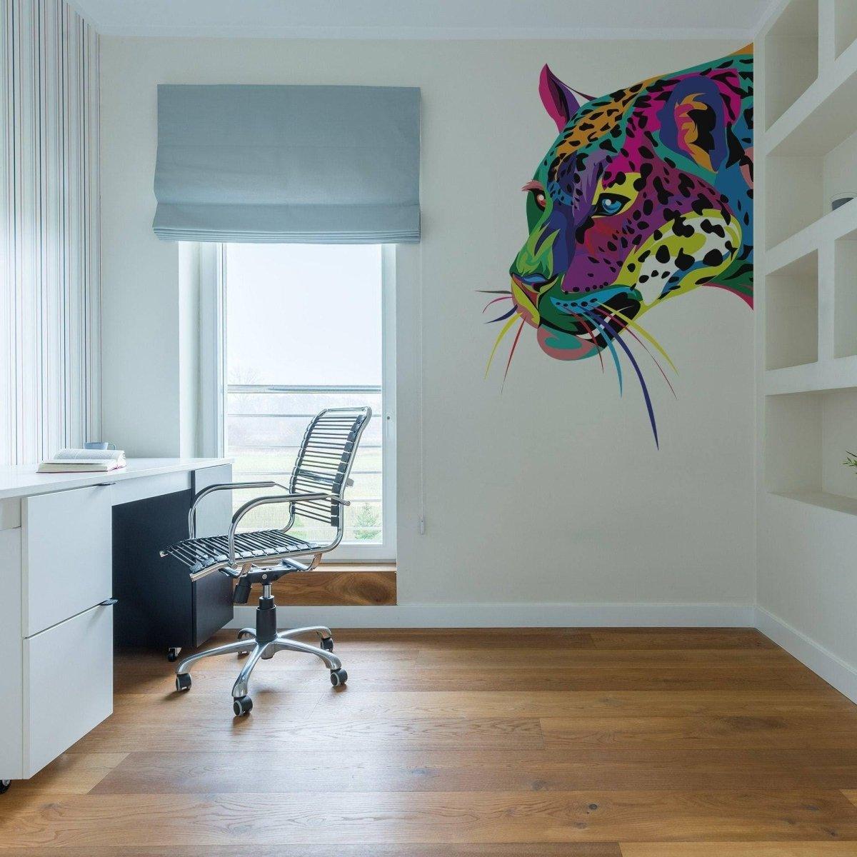 Stylish Panther Design Wall Sticker - Thumbnail 4