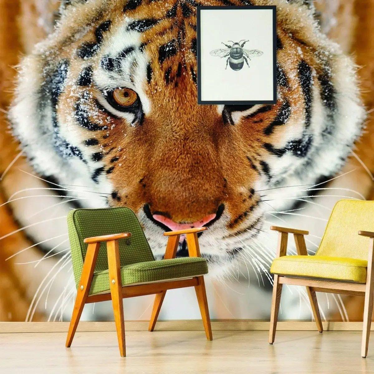 Tiger Wallpaper Stick and Peel Decal