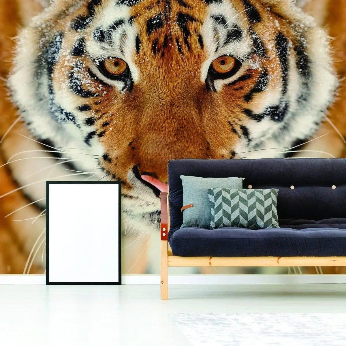 Tiger Wallpaper Stick and Peel Decal - Thumbnail 4