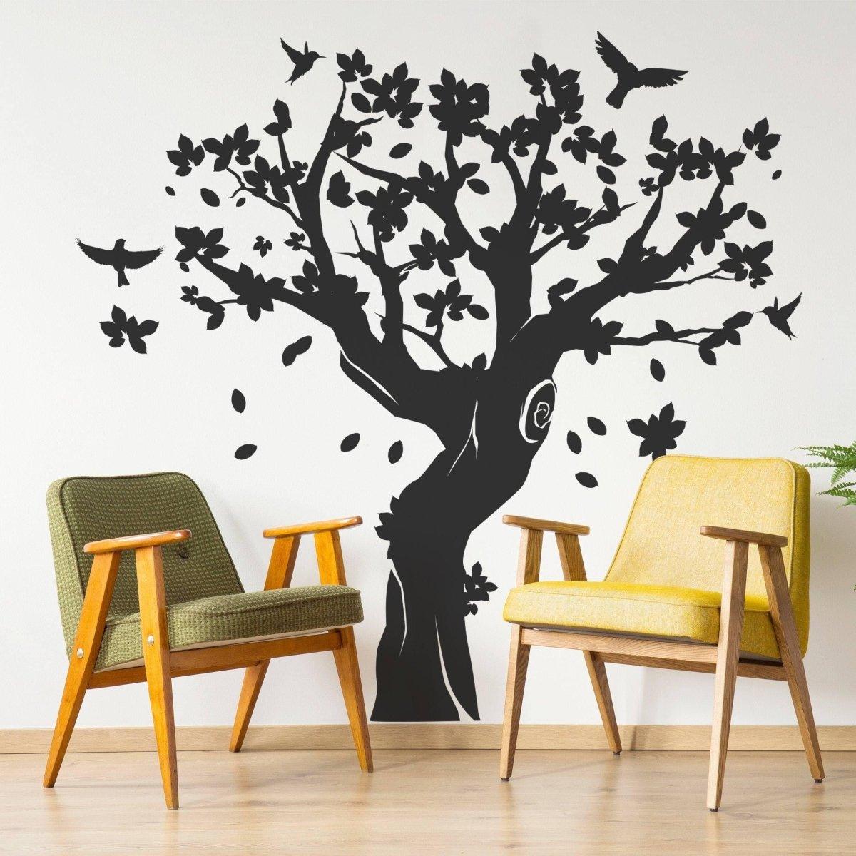 Contemporary Tree Wall Art Sticker - Thumbnail 3