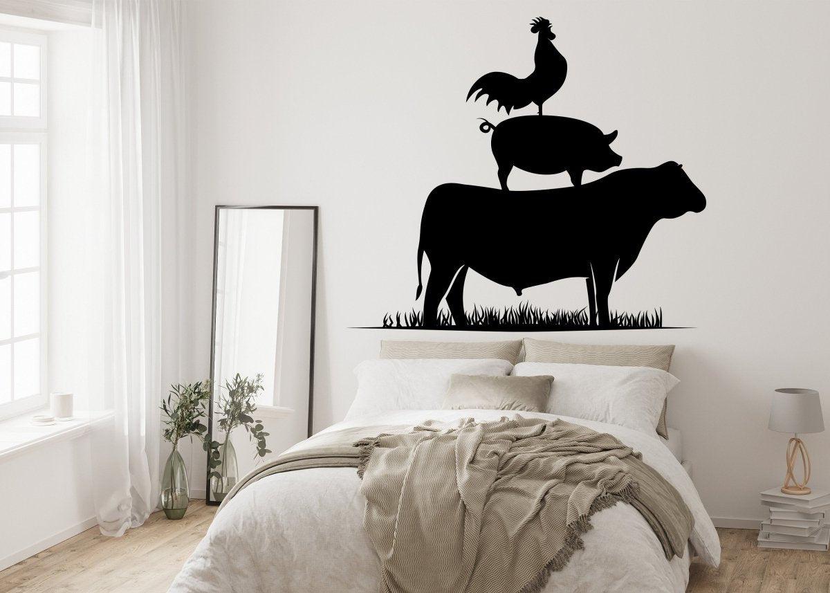 Livestock Farm Animals Wall Sticker - Thumbnail 5