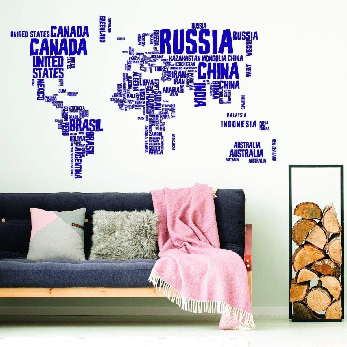 World Expedition Wall Sticker - Thumbnail 4