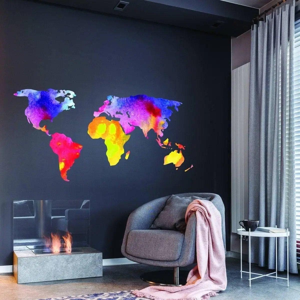 Global Journey World Masterpiece Wall Decal Sticker - Thumbnail 3
