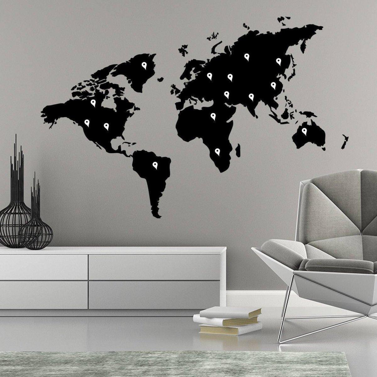 Wanderlust Vinyl Sticker - Wall Decal - Thumbnail 4