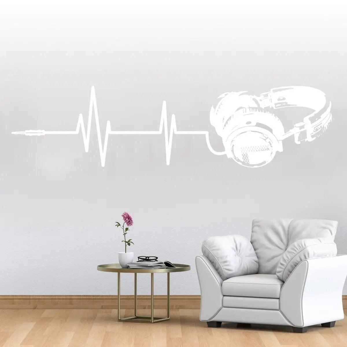 Vinyl Wall Sticker Luminous Melodies Design