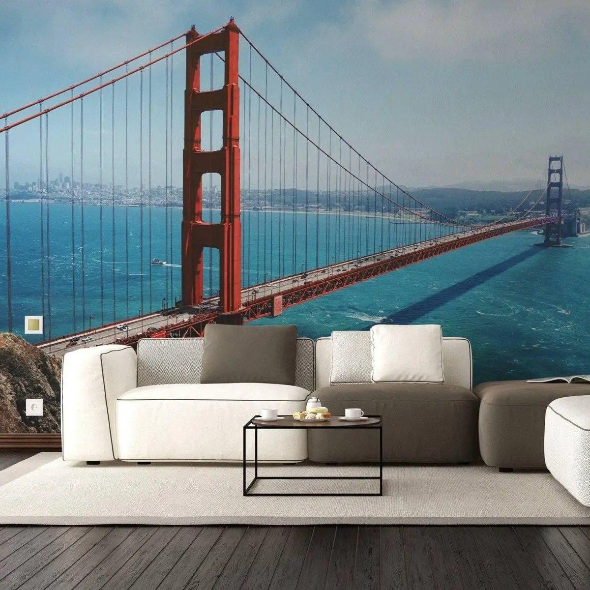 Golden Gate Bridge Vinyl Wall Decal