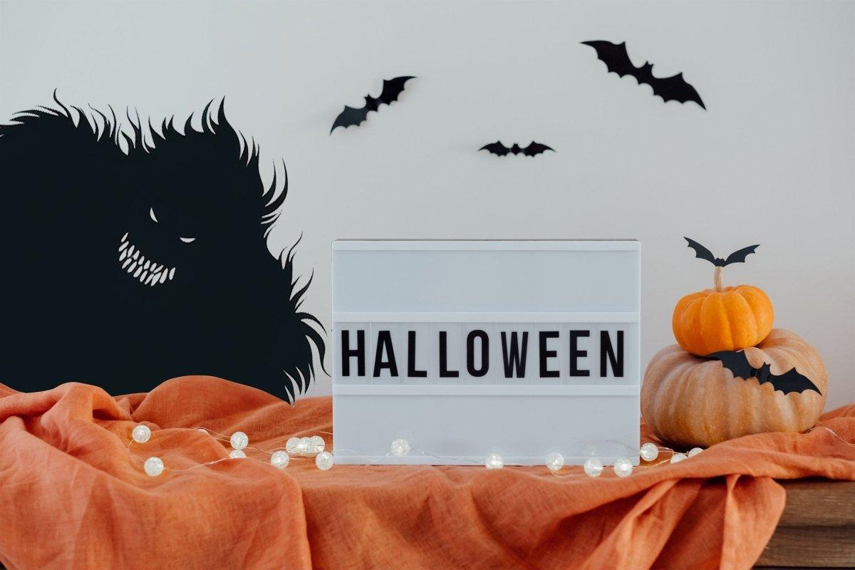 Halloween Monster Window Decal Creepy Silhouette Stickers - Thumbnail 4