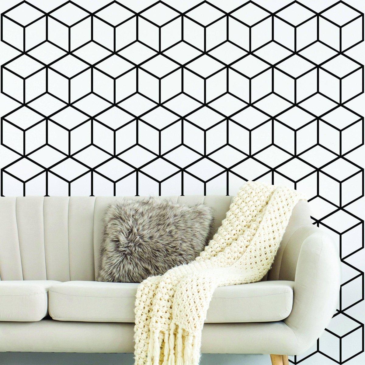 Hexagonal Honeycomb Wall Decal - Thumbnail 3