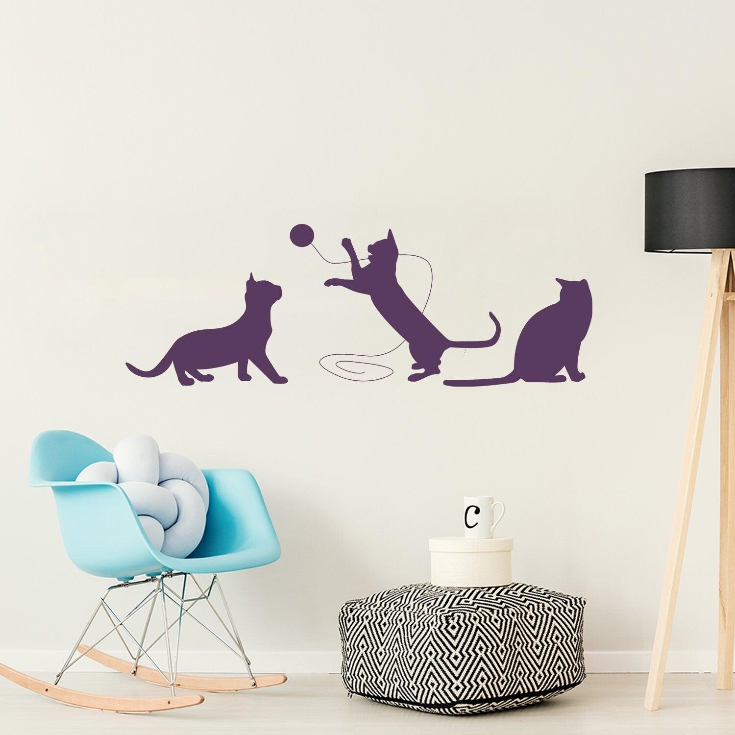 Cat Sticker Cute Vinyl Funny Cats Lover Decal