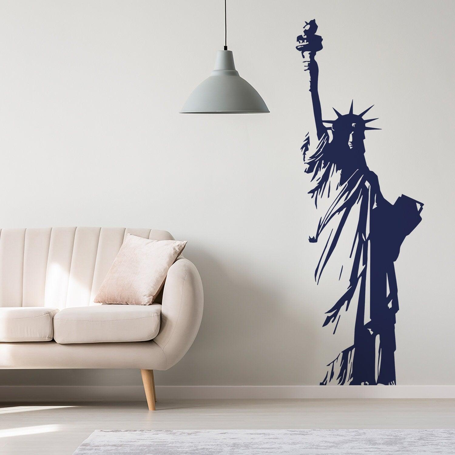 Statue Of Liberty Sticker - NY Usa Lady Art Decal - Thumbnail 3