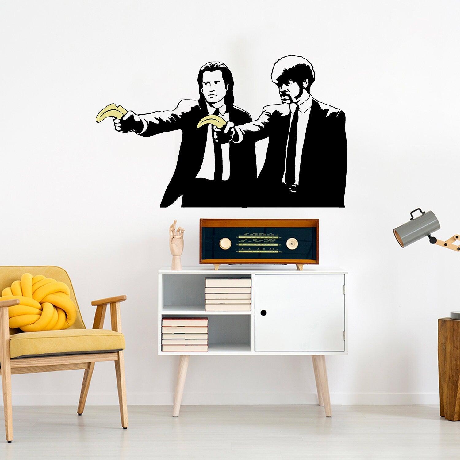 Banksy Pulp Fiction Movie Fan Wall Art Sticker