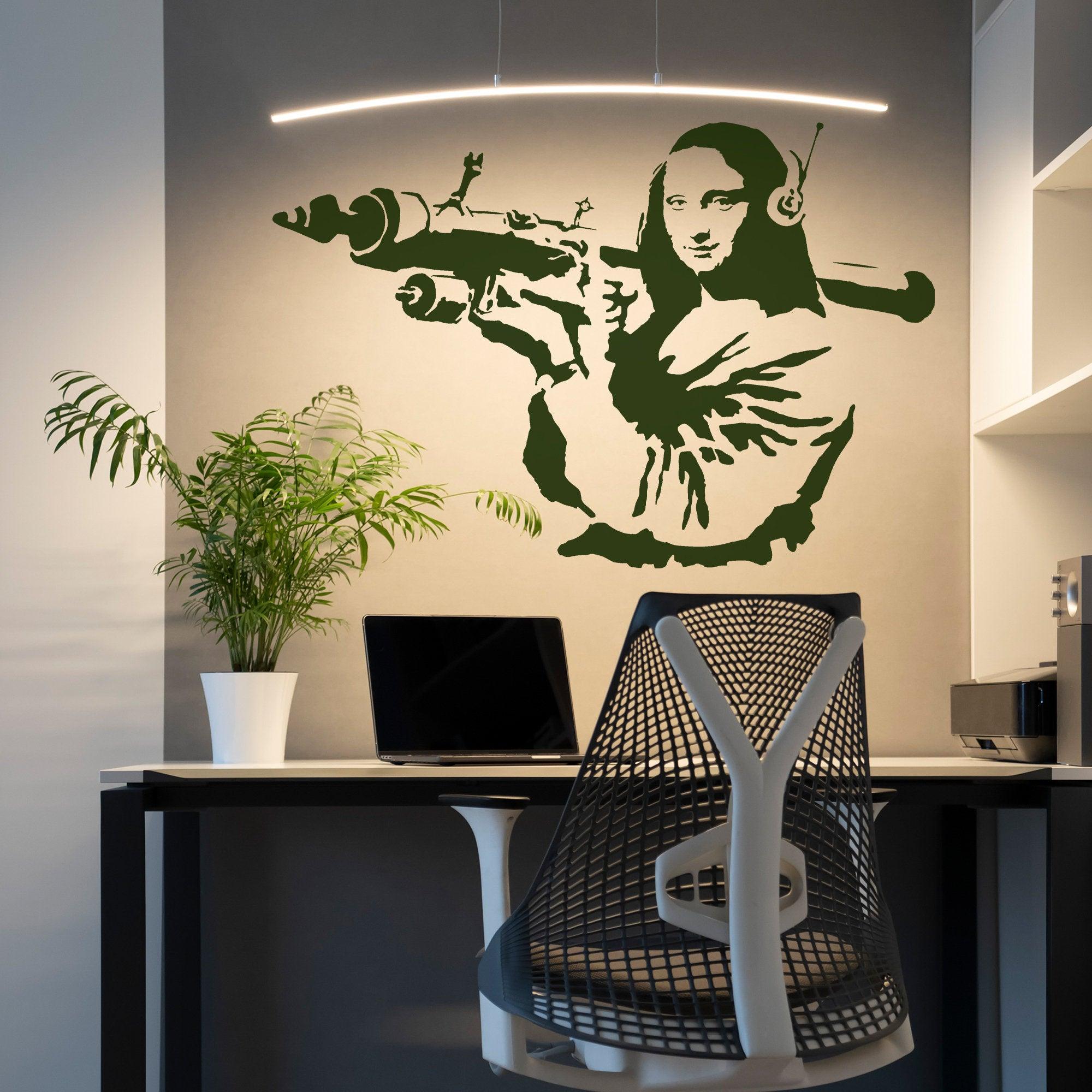 Banksy Mona Lisa Wall Sticker