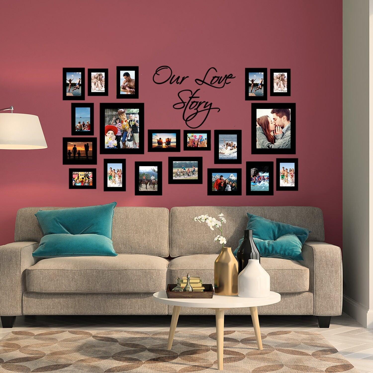 Stylish Vinyl Wall Sticker Picture Frame Decal - Thumbnail 2