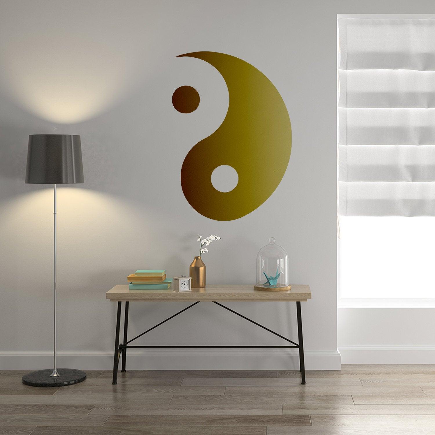 Yang Yin Wall Sticker Vinyl Decal - Thumbnail 3