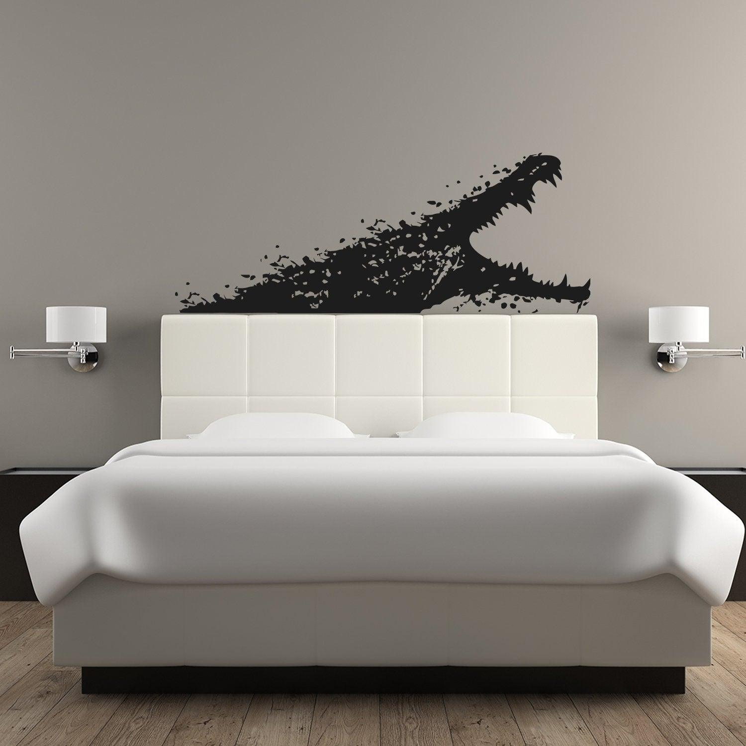 Alligator Wall Sticker Gator Vinyl Decal - Thumbnail 3