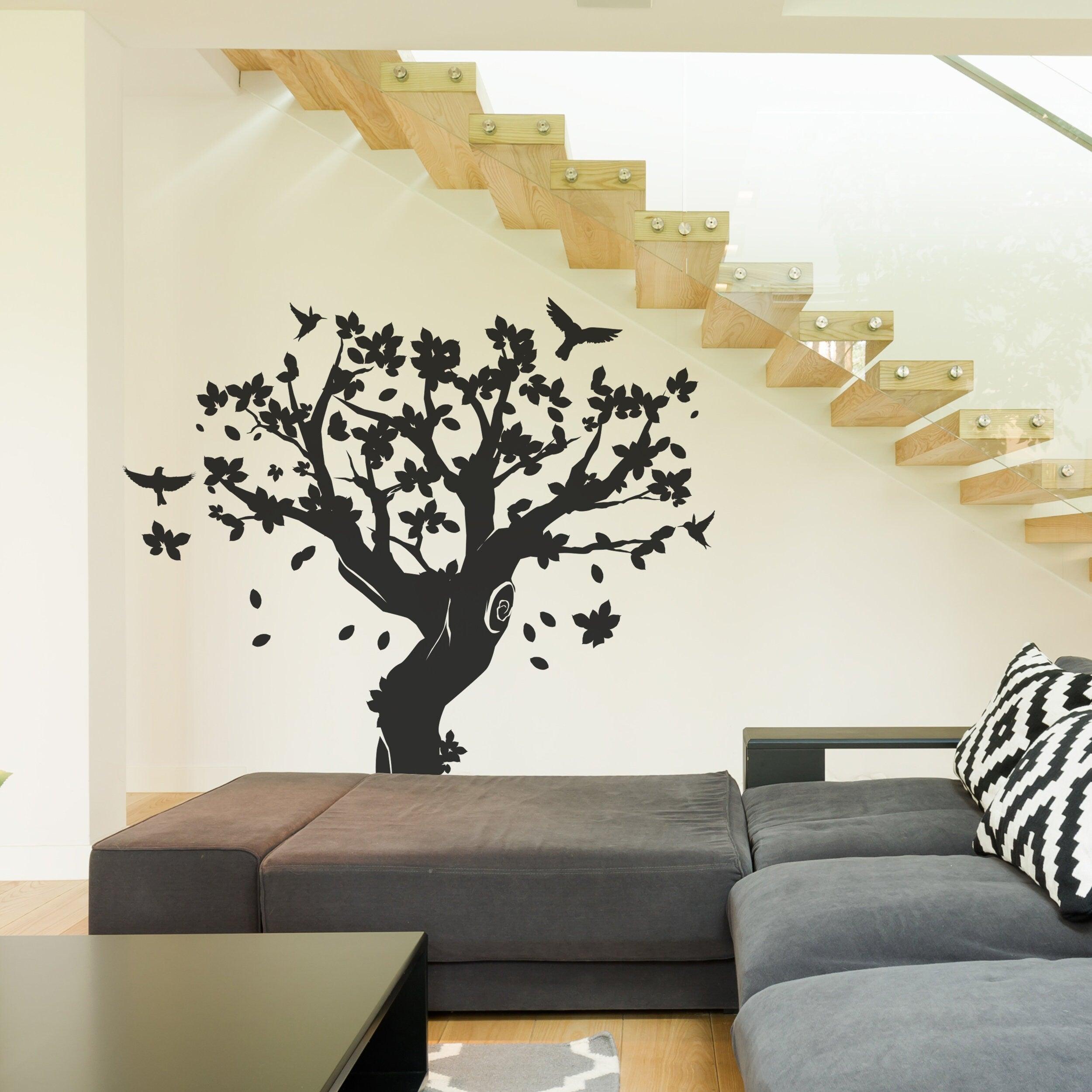 Tree Wall Decal Decor - Large Art Vinyl Sticker - Thumbnail 3
