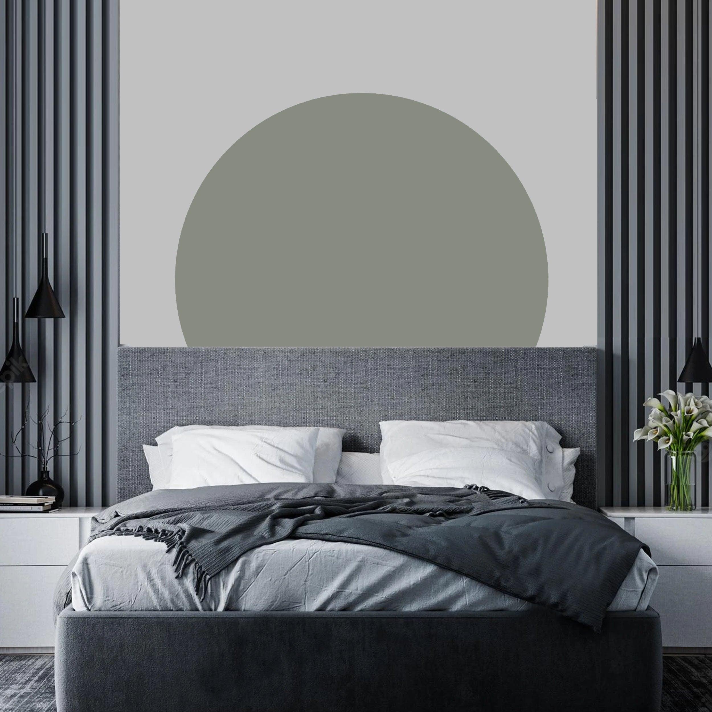 Scandinavian Style Circle Wall Sticker Decal - Thumbnail 5
