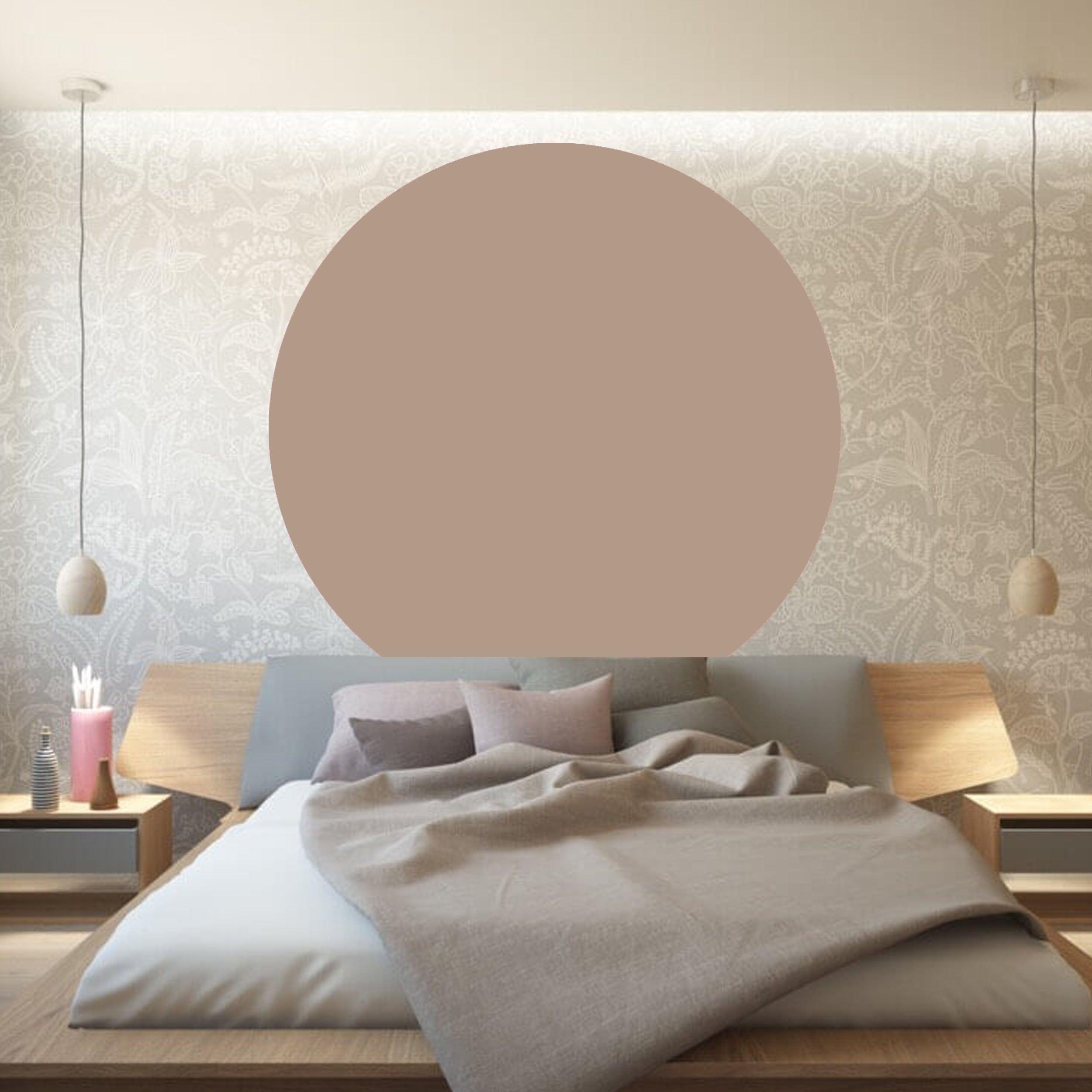 Scandinavian Style Circle Wall Sticker Decal - Thumbnail 4