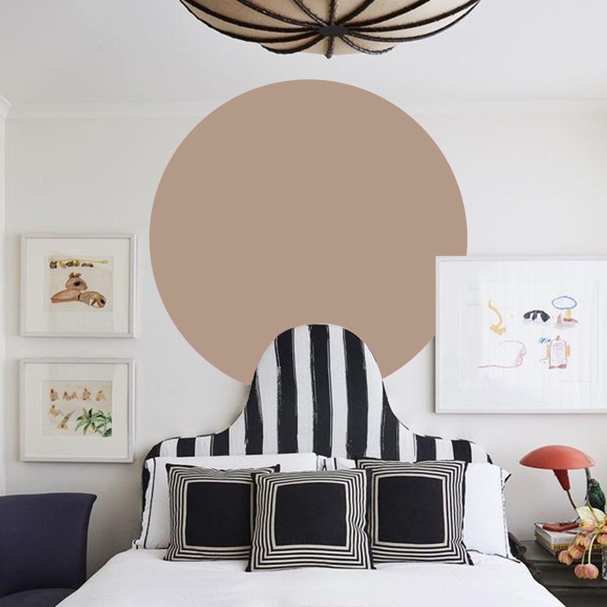 Scandinavian Style Circle Wall Sticker Decal - Thumbnail 3