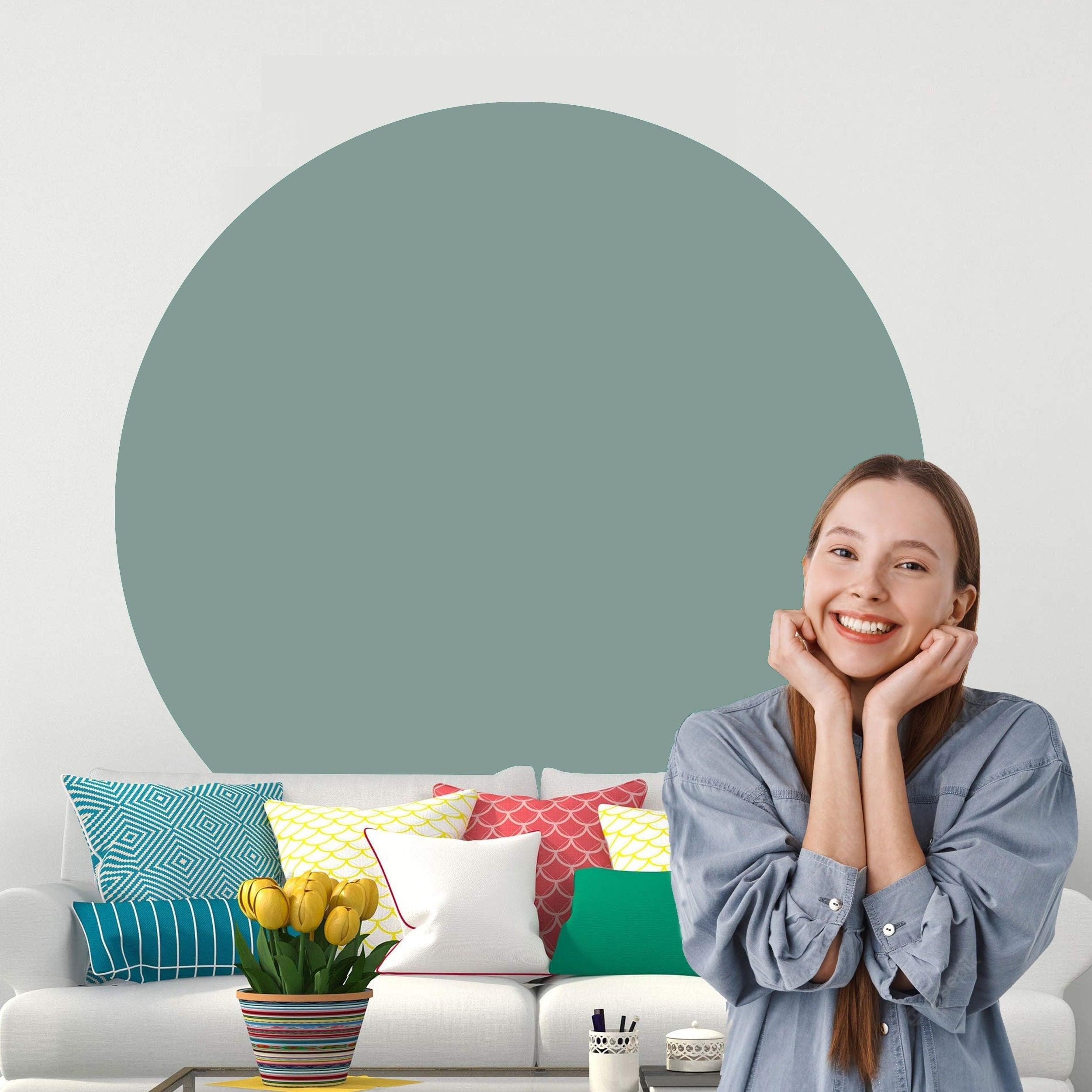 Scandinavian Style Circle Wall Sticker Decal