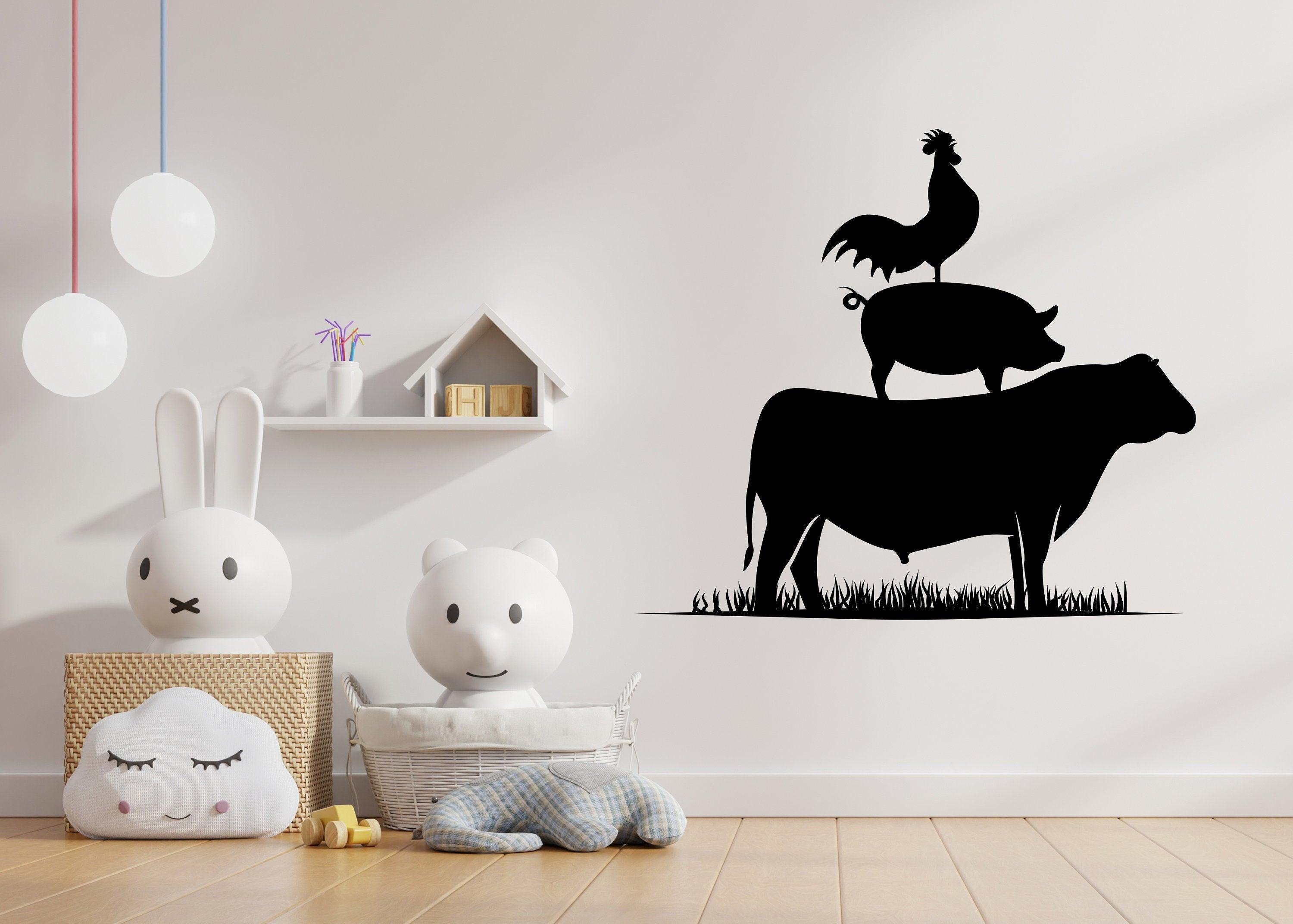 Livestock Farm Animals Wall Sticker - Thumbnail 2