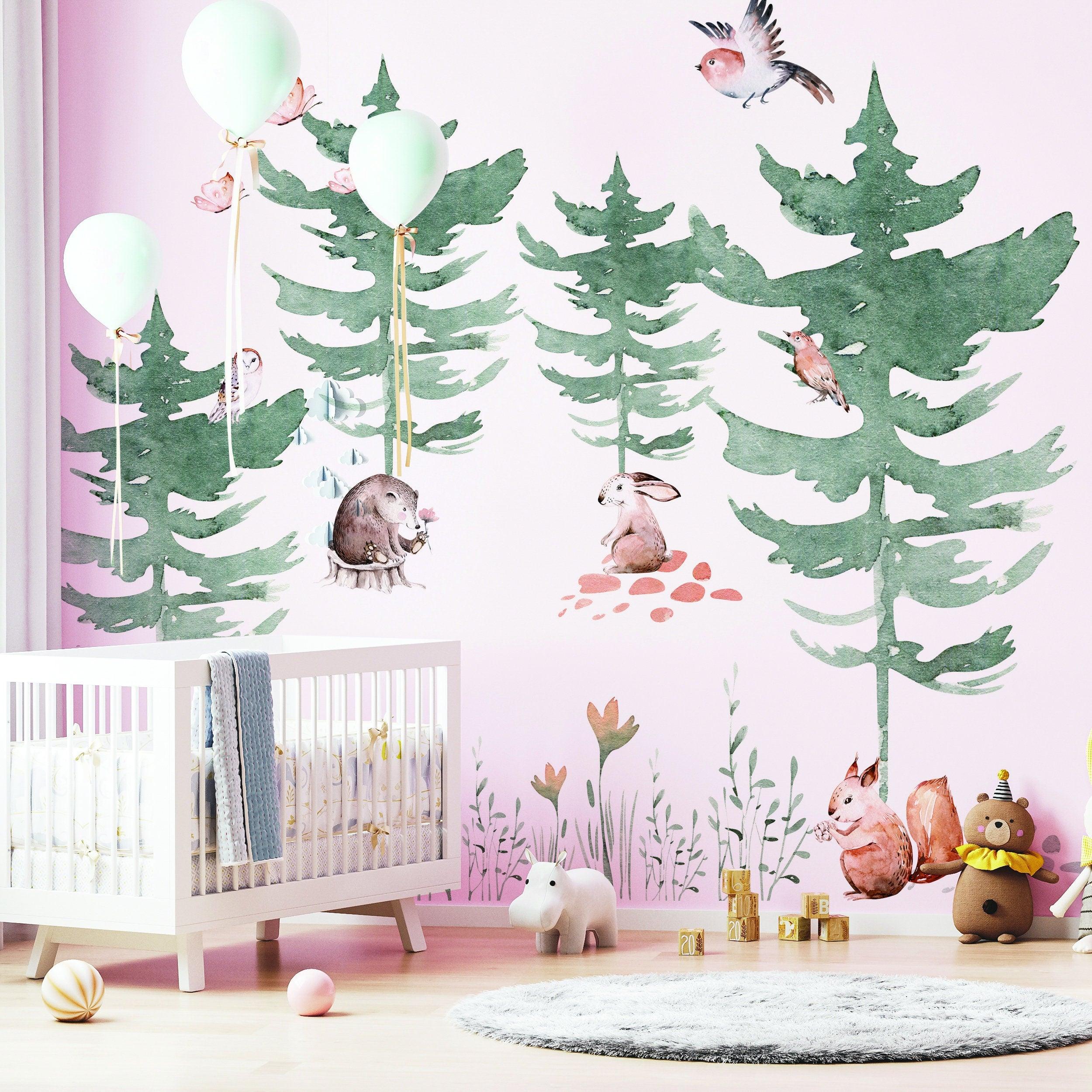 Woodland Wonders Vinyl Wall Decal Set - Thumbnail 3