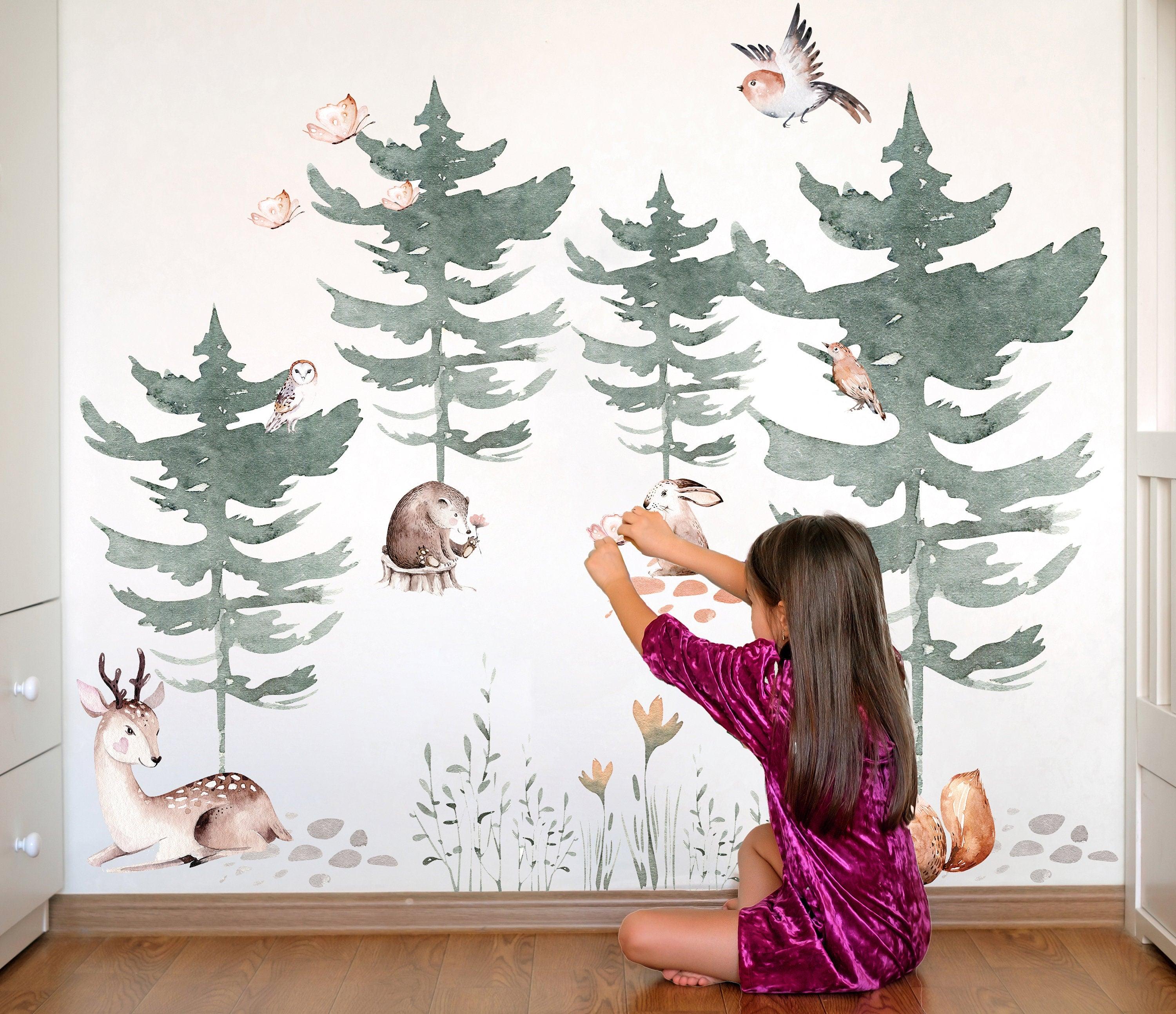 Woodland Wonders Vinyl Wall Decal Set - Thumbnail 4