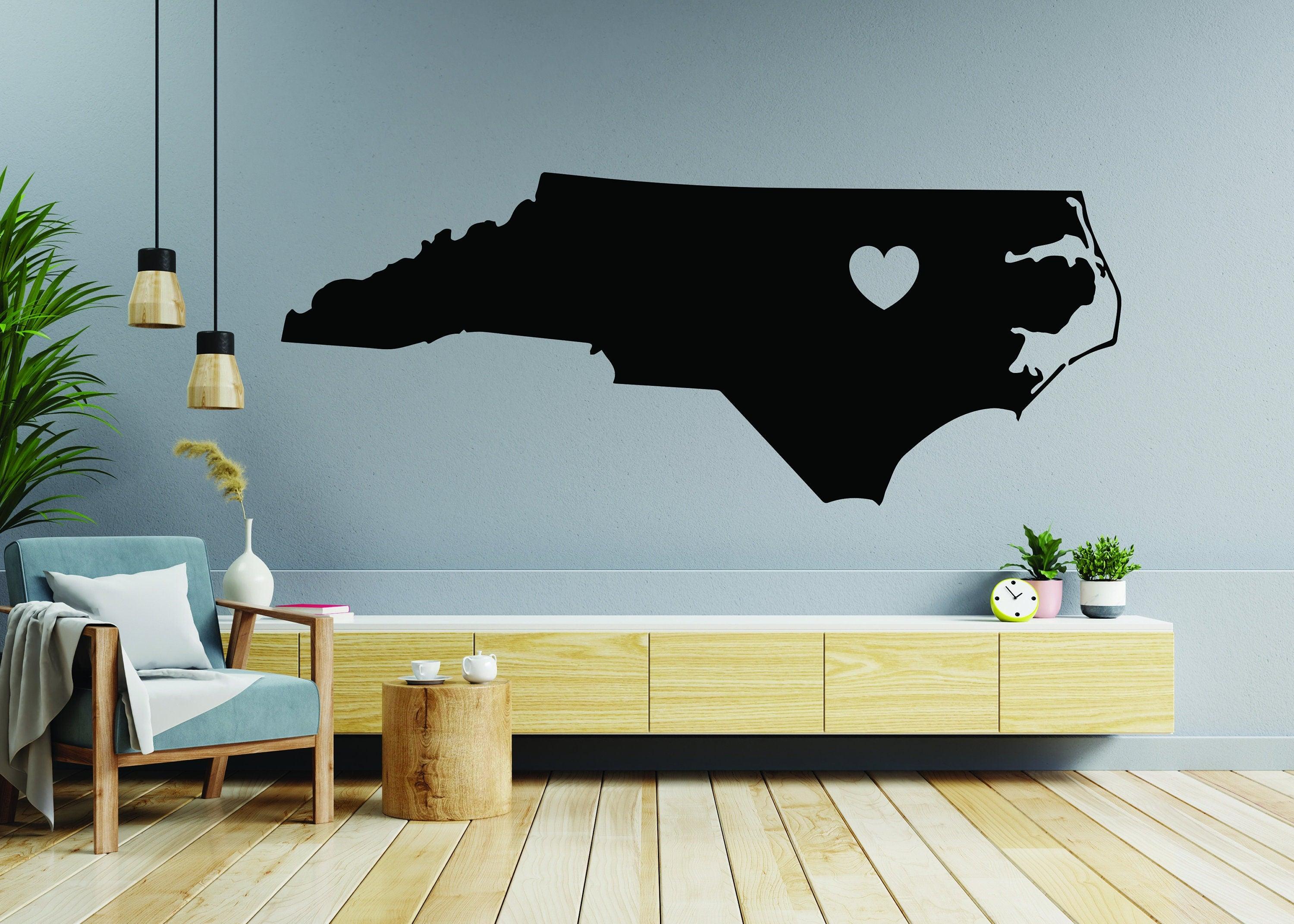 Tar Heel State Pride Vinyl Sticker - Thumbnail 3