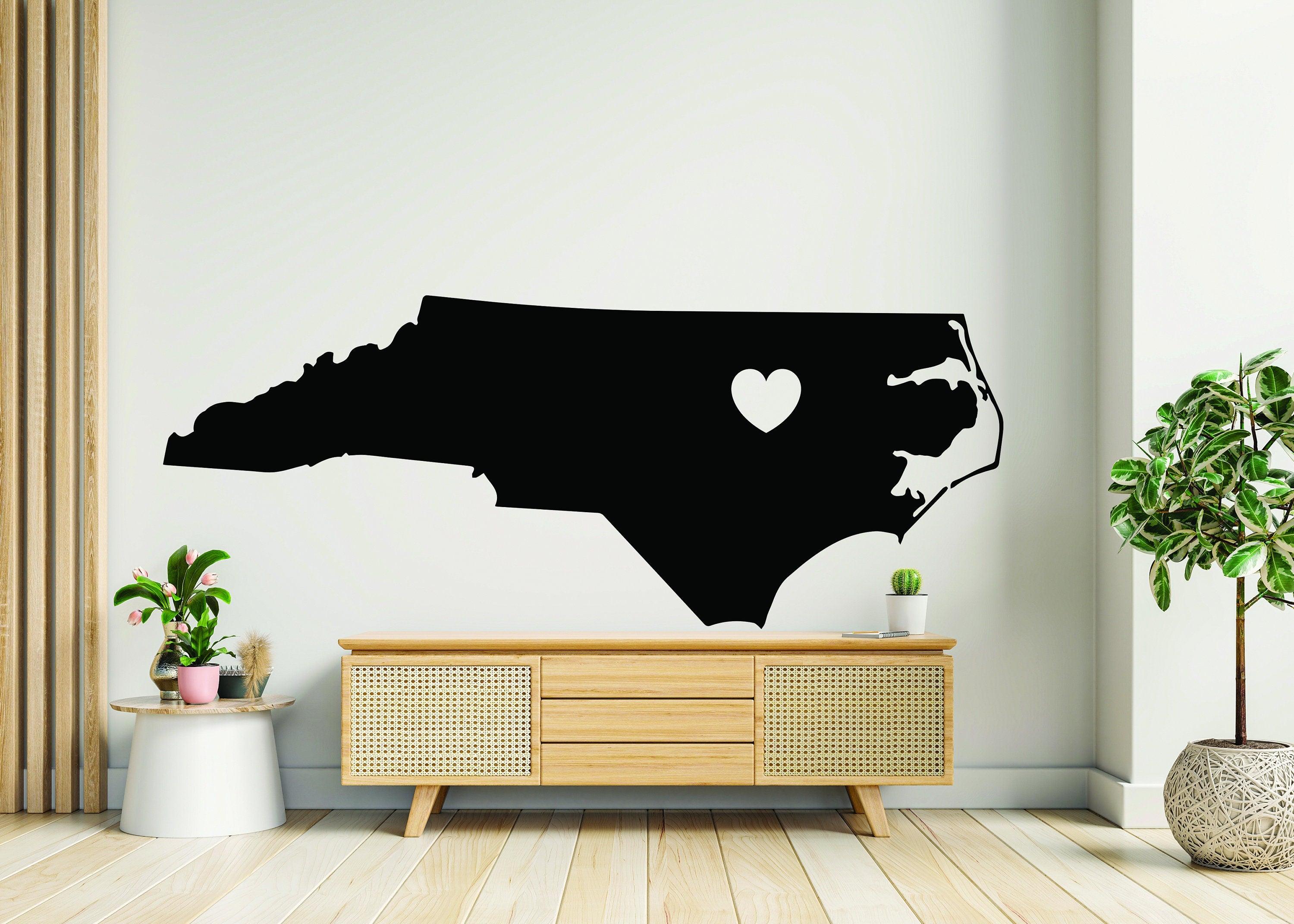 Tar Heel State Pride Vinyl Sticker - Thumbnail 2