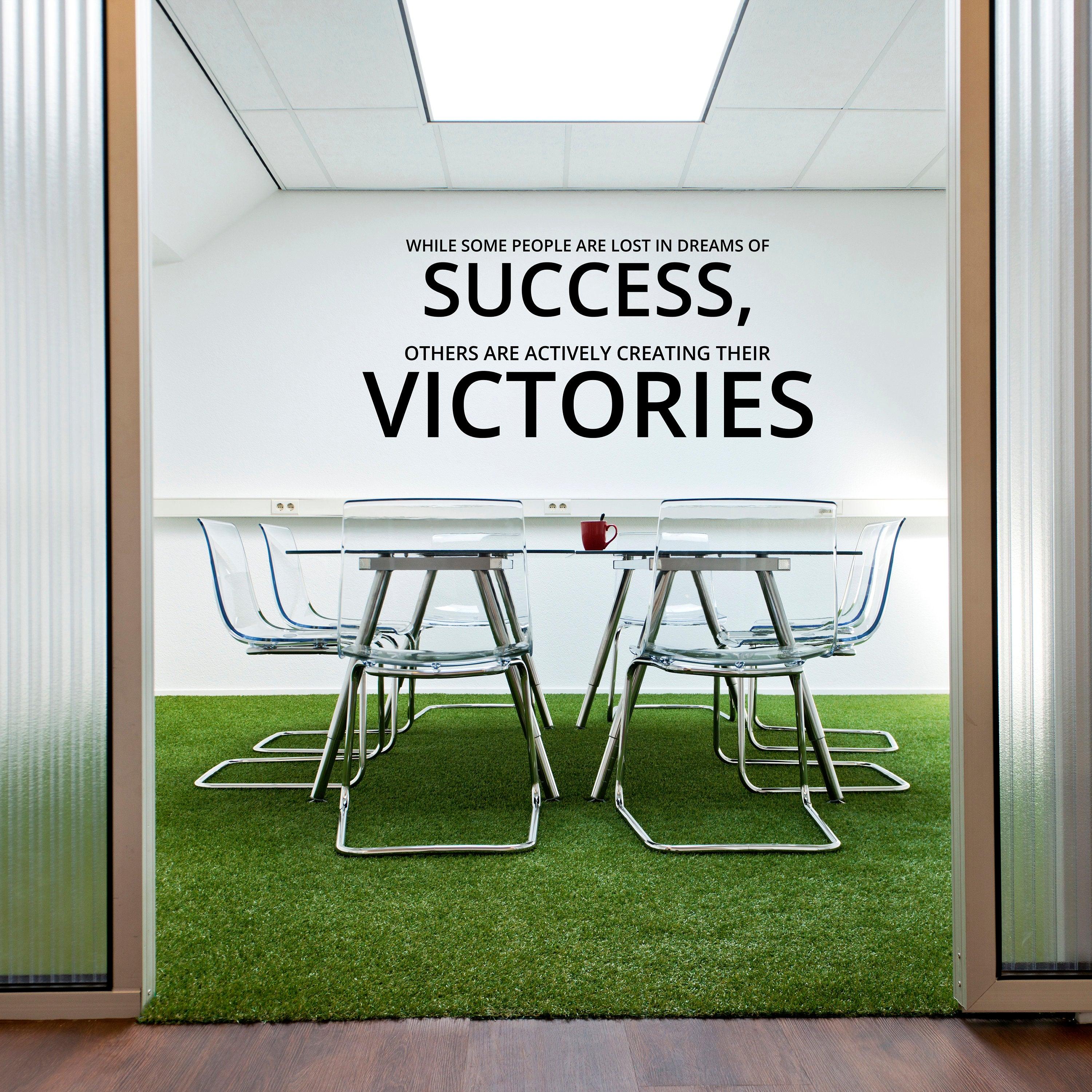 Inspirational Home Office Decor Wall Art Decal - Small Bossiness Motivational Saying Stickers - Thumbnail 3