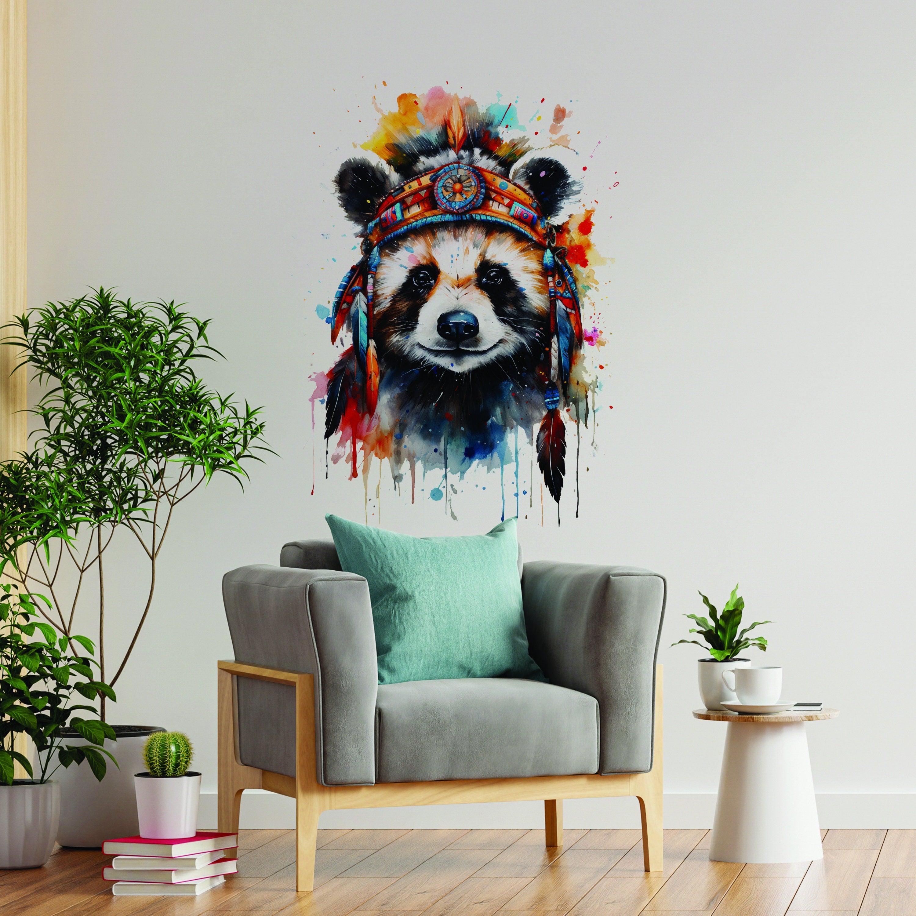 Panda-themed Wall Sticker - Thumbnail 4