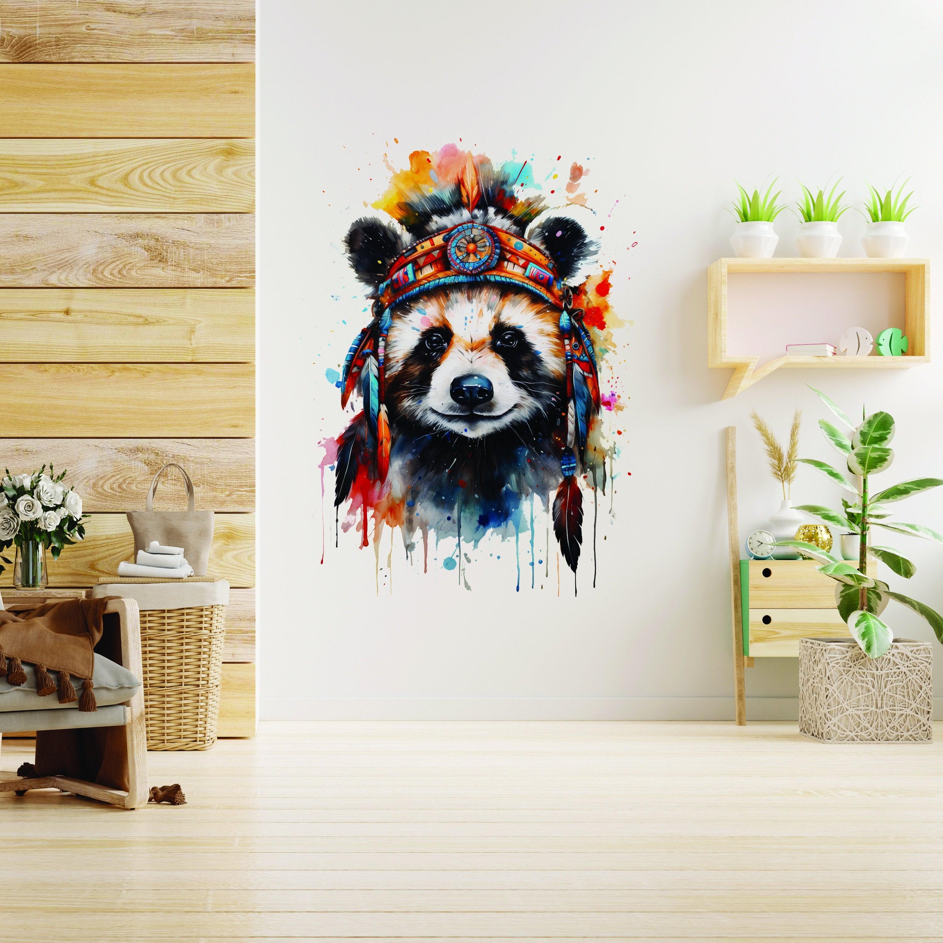 Panda-themed Wall Sticker - Thumbnail 2