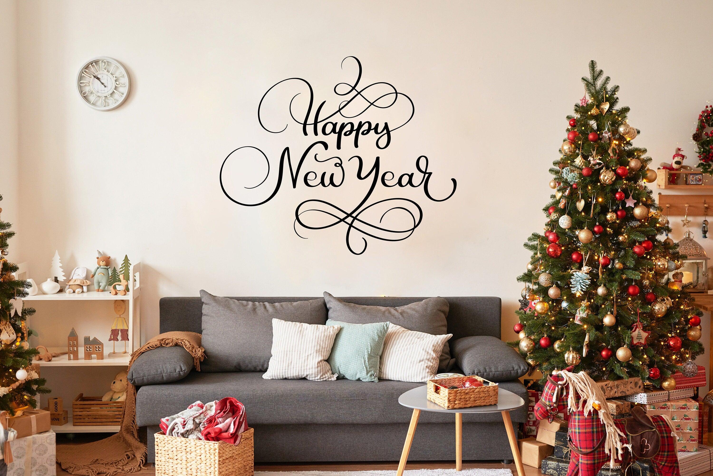 Uplifting New Year Quote Wall Vinyl Sticker - Thumbnail 5
