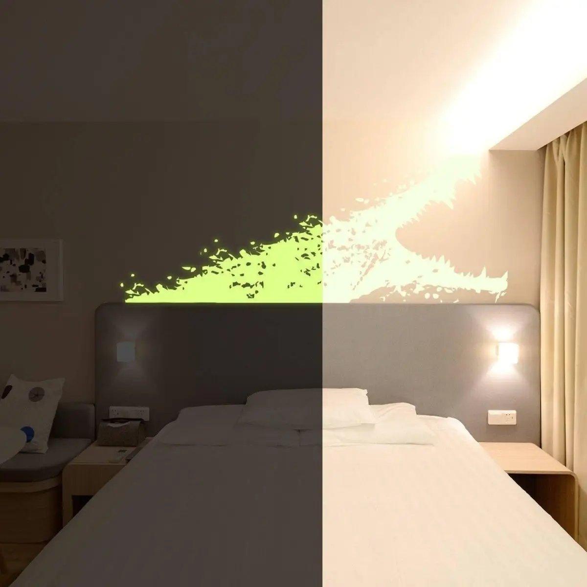 Glow In Dark Alligator Wall Decal - Thumbnail 4